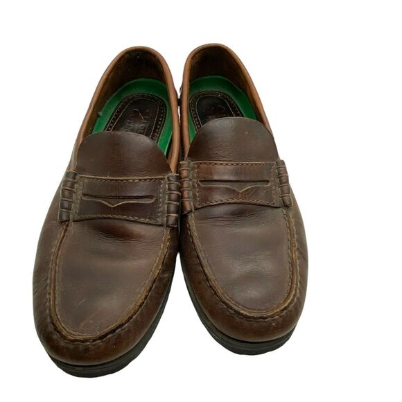 Florsheim Loafers Vintage Mens Brown Moc Toe Casual Slip On Shoes Size 7 D main image 9